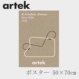 ポスター 50×70cm Greige／パイミオ（アルテック／Artek）