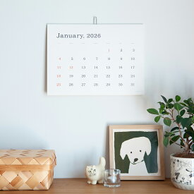 葛西薫 カレンダー 2026（アンドーギャラリー／ANDO GALLERY）