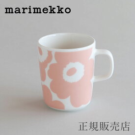 マグ ウニッコ ホワイト×ピンク（マリメッコ／marimekko）