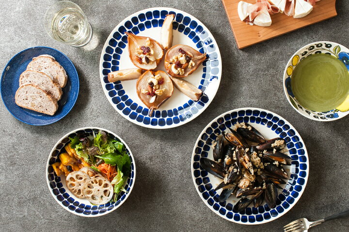 楽天市場】24h トゥオキオ／TUOKIO ディーププレート 24cm コバルト  