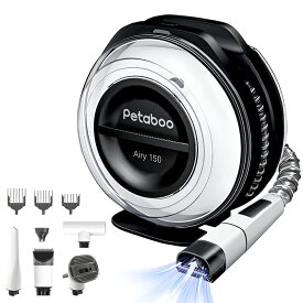 【期間限定・10%OFF】ペットバリカン【無線充電式ストレスフリー】 Petaboo 犬用 猫用 掃除機 7in1 静音 吸引 ペットグルーミング バリカン 犬用バリカン ペット掃除機 犬 ペット用品 ペット用バリカン 中型 犬 カット バリカン ペット美容器 トリミング 《a150》