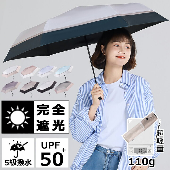 青色 晴雨兼用 折りたたみ傘 折り畳み式傘 撥水加工 遮光 UVカット 日傘