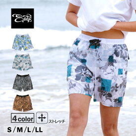 サーフパンツ レディース ロング丈 水着 水陸両用 S M L LL ショートパンツ ボードショーツ 体型カバー 大きいサイズ フィットネス ヨガ ラッシュガード ビキニ タンキニ ワンピース と ns-3055-09 final