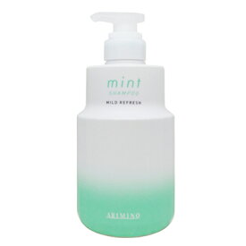 ■最大P10倍＆クーポン エントリー＆当店買い回り要■ アリミノ ミント シャンプー マイルドリフレッシュ 550ml サロン専売 美容室専売 頭皮 ケア 泡 ポンプ ARIMINO