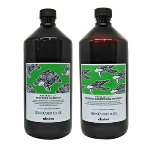 ■最大P10倍 エントリー&当店買い回り要■ ● セット販売 ダヴィネス ナチュラルテック シャンプー RN 1000ml + コンディショニング トリートメント RN 1000ml ダメージケア エイジングケア 乾燥