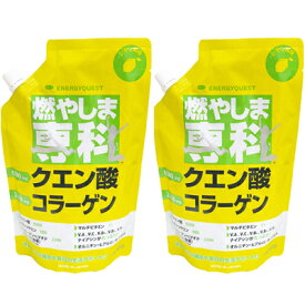 ● 【2個セット】 【正規品】 燃やしま専科 500g レモン風味 クエン酸 コラーゲン サプリ ダイエット 燃やしませんか