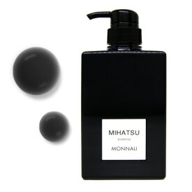 ■最大2800円OFFクーポン配布中■ モナリ クレンジング シャンプー 350ml MIHATSU ミハツ ブラックシリーズ 黒いシャンプー 美容室専売 サロン専売品 ボトル ポンプ MONNALI ケア 髪 頭皮 メンズ レディース 男性 女性 モナリシャンプー