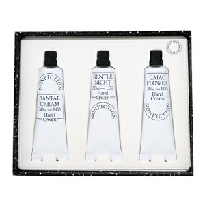 ■最大2100円OFFクーポン配布中■ 【訳あり 箱くずれ】 ノンフィクション ハンドクリーム ミニ トリオ 30mlx3 ( サンタルクリーム・ジェントルナイト・ガイアックフラワー ) 韓国コスメ NONFICTION