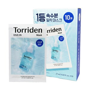 ���ő�2100�~OFF�N�[�|���z�z���� �g���f�� �_�C�u�C�� �}�X�N�p�b�N 27ml x 10�� �V�[�g�}�X�N �ێ� �p�b�N �؍��R�X�� Torriden
