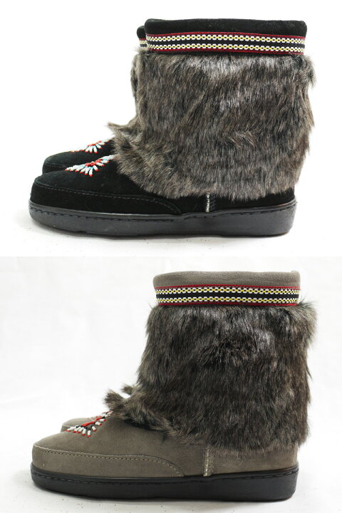 楽天市場】MINNETONKA (ミネトンカ) MUKLUK LOW BOOTS マクラックロー 