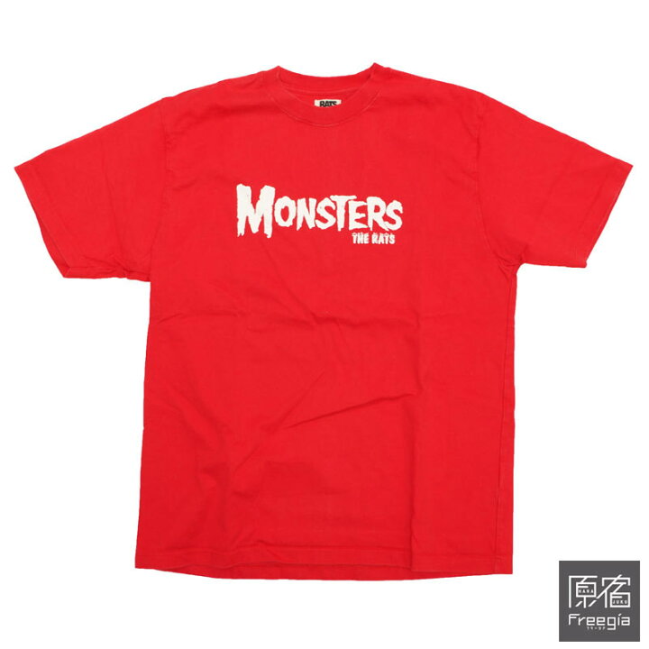 楽天市場】RATS ラッツ MONSTERS TEE プリントTシャツ 【Color：RED  