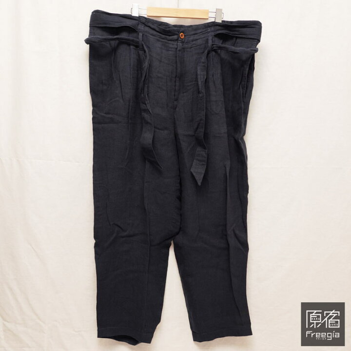 FRANK LEDER フランクリーダーHERRINGBONE LINENパンツ 