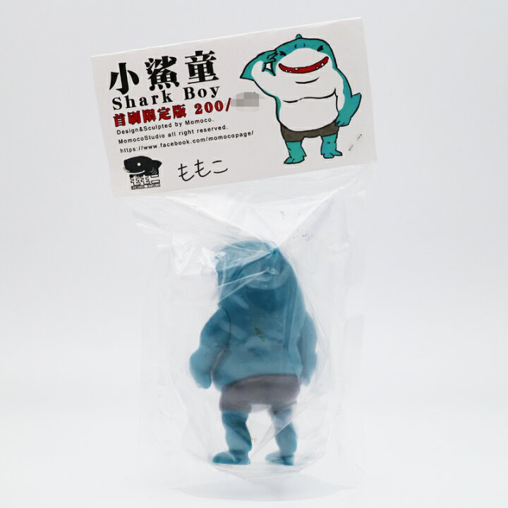 楽天市場】ももこ(Momoco Studio) Shark Boy 小鯊童 200個限定 白/青 