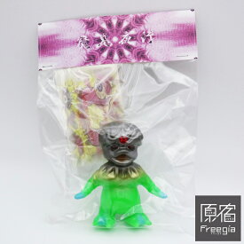 CRONIC (クロニック) 魔鬼夜行 脳餓鬼 ノウガキ Lucky Bags For 2008 黄緑成型/ガンメタ/金/水色 【原宿・明治通りFREEGIA CHOICE】【ソフビ】【フィギュア】【SOFVI】【USED】【中古】【返品・キャンセル不可】【220501033-034】