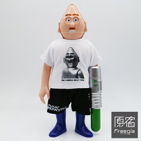PUNK DRUNKERS(パンクドランカーズ) P3-CEO (イケメンTシャツver.) BLACKPEARLS限定 青・肌色成型/銀/緑/白/茶/黒/白Tシャツ【原宿・明治通りFREEGIA CHOICE】【ソフビ】【フィギュア】【SOFVI】【USED】【中古】【返品・キャンセル不可】【220713001】