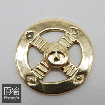 goro's ゴローズ　金メタル付きロードランナー　k18イーグルメタル goro's - goro's ゴローズ K18メタル付ロードランナーの通販 by