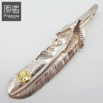 ノーブランド　メタル付フェザー メタル付き 大フェザー(右向き) | REDMAN.