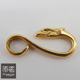 ゴローズ goro's 原宿フリージア 全金イーグルフック 18K 【原宿・明治通りFREEGIA CHOICE】【USED】【中古】【返品・キャンセル不可】【その他ゴローズ】【商品番号：T251125001】