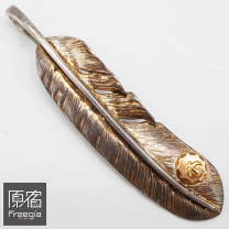 ノーブランド　メタル付フェザー ノーブランド メタル付フェザー