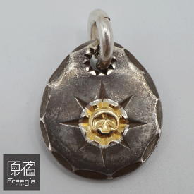 goro's(ゴローズ)　タタキ小 8本彫り 【原宿・竹下通りCHOICE】【USED】【商品番号：260601005】【中古】【返品・キャンセル不可】【ペンダントトップ】