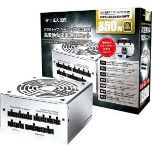 ���l�u�� �d�����j�b�g 850W ATX �d�� 80 PLUS �S�[���h PC�d�� �t���v���O�C�� �Z�~�t�@�����X �z���C�g KRPW-GA850W/90+/WHITE