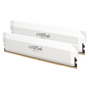 Crucial(�N���[�V����) PRO (�}�C�N������) �f�X�N�g�b�v�p������ 16GB×2�� DDR5-6400 �I�[�o�[�N���b�N �z���C�g CP2K16G64C38U5W�����i