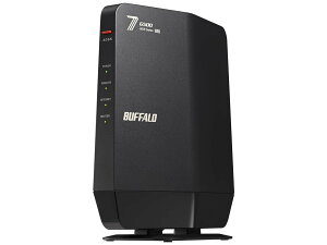 BUFFALO Wi-Fi 7(11be)�Ή��f���A���o���hWi-Fi���[�^�[ 5764+688Mbps AirStation WSR6500BE6P-BK [�u���b�N]