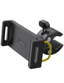 フィットネスバイク取付 タブレット ホルダー ハンドルバー ポール 取付 室内バイク ランニングマシン ルームランナー エクササイズ スピン クロスバイク ベビーカー トレッドミル バイク エアロバイク ロードバイク サイクリングマシン トレーニング tablet holder 4.7-12.9