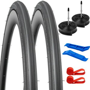 YunSCM 2�{�Z�b�g,700 23c �^�C��,700x23c 23-622 ���]�ԃ^�C��+ 700x18/25c �`���[�u���� �����o���u60mm+�����e�[�v+�^�C�����o,�K�p 700c23c ���[�h�o�C�N,Y-1233