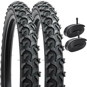 YunSCM 2�{�Z�b�g,16 1.95 �^�C��,16x1.95 54-305 ���]�ԃ^�C��+ �`���[�u �Ď��o���u32mm,�^�C�� 16x1.95,�K�p16�C���`1.95 �N���X�o�C�N�A�}�E���e���o�C�N,Y-1108