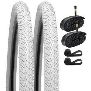 YunSCM 2�{�Z�b�g,700 45c �^�C�� �z���C�g,700x45c 47-622 ���]�ԃ^�C�� �J���[ + �`���[�u ���� �Ď��o���u48mm +�����e�[�v + �^�C�����o,�K�p 700 45c �N���X�o�C�N�A�O���x���o�C�N,Y-5001(��)