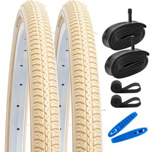 YunSCM 2�{�Z�b�g,24 1 3/8 �^�C�� �J���[,24x1 3/8 37-540 ���]�ԃ^�C�� + 24x1 3/8 �`���[�u ���� �Ď��o���u32mm + �����e�[�v + �^�C�����o,�K�p 24�C���` 1 3/8 ���[�h�o�C�N,Y-235�i�x�[�W���j