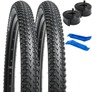 YunSCM 2�{�Z�b�g,26 2.125 �^�C�� 60TPI ���ϋv,26x2.125 57-559 ���]�ԃ^�C��+���]�ԃ`���[�u �Ď��o���u32mm+�^�C�����o�[,�K�p 26�C���` 2.125 �}�E���e���o�C�N�A�N���X�o�C�N,Y-1136