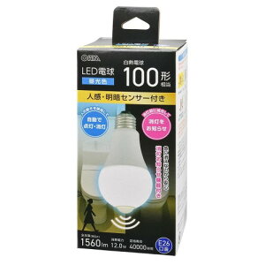 �I�[��(OHM)�I�[���d�@ LED�d�� E26 100�`���� �l�����ÃZ���T�[�t�� �����F LDA12D-G R52 06-4790