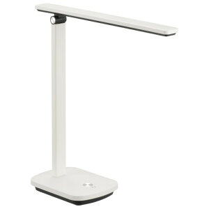 �I�[���d�@ �f�X�N���C�g LED USB�d�� ���� 300���[���� �z���C�g �f�X�N�����v �f�X�N�X�^���h �w�K�X�^���h DS-LS24USB-W 06-3842 OHM