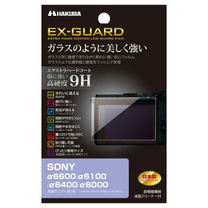 �n�N�o HAKUBA �f�W�^���J�����t���ی�t�B���� EX-GUARD ���d�x9H SONY ��6600/��6100/��6400/��6000 ��p EXGF-SA6600