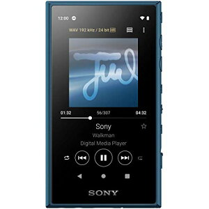 �\�j�[ �E�H�[�N�}�� 16GB A�V���[�Y NW-A105 : �n�C���]�Ή� / MP3�v���[���[ / bluetooth / microSD�Ή� �^�b�`�p�l������ �ő�26���ԘA���Đ� 360 Reality Audio�Đ��\���f�� �u���[ NW-A105 LM