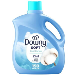 Downy Ultra Cool Cotton Liquid Fabric Conditioner (Fabric Softener), 150 Loads 111 fl oz