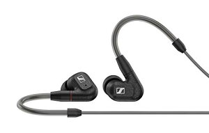 �[���n�C�U�[ Sennheiser �C���z�� �L�� IE 300 �u���b�N �_�C�i�~�b�N �J�i���^ �I�[�f�B�I�t�@�C�� MMCX ���Չ���