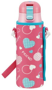 �X�P�[�^�[(Skater) ���� �q���p ������ 470ml �J�o�[�t�� �n�[�g���� �ۗ��p �X�e�����X �y�ʃ^�C�v waterbottle �X�|�[�c�{�g�� �L�b�Y ���ǂ� ���r KSDC4-A