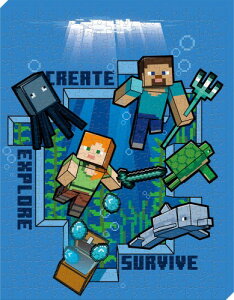 �G���X�J�C(ENSKY) MINECRAFT �}�C���N���t�g Underwater 23.7×30.7×2.1cm �A�[�g�{�[�h �W�O�\�[�p�Y�� 366�s�[�X ARTBOARD JIGSAW ATB-41