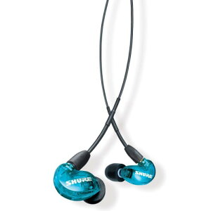 SHURE �V���A �C���z�� AONIC 215 �L�� �}�C�N�t�� SE215DYBL+UNI-A �g�����X���[�Z���g�u���[ ���Չ��� �Q�[�� �Q�[�~���O �X�y�V�����G�f�B�V���� �J�i���^ ���C�����X�ϊ���(�ʔ�) MMCX ���P�[�u�� 