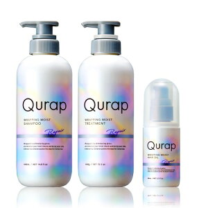 Qurap �L�����b�v �V�����v�[ �g���[�g�����g �w�A�I�C�� ���b�s���O���C�X�g 3�_ �Z�b�g