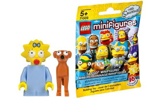 ���S(LEGO) �~�j�t�B�M���A �U�E�V���v�\���Y �V���[�Y2 �}�M�[�ƃT���^�Y�E���g���E�w���p�[�bLEGO Minifigures The Simpsons Series2 Maggie and Santa?s Little Helper 71009-4