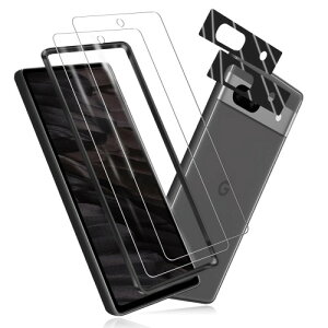 �Ή� Google Pixel 8A �K���X�t�B���� 2�� + Pixel 8A �J���� �t�B���� 2�� �����K���X �t���ی�t�B���� �i1X�K�C�h�g�t���j�Ή� Pixel 8A ���p�t�B���� ����0.33mm �d�x9H �C�A�[�� �K���X��U�h�~ �w��