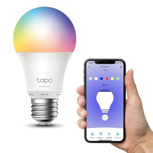 TP-Link Matter�Ή� LED�d�� 1100���[���� 1600���F �X�P�W���[�����^�C�}�[ Alexa/Siri/Google �A�V�X�^���g �Ή�Tapo L535E/A 1-pack