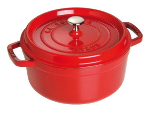 staub �X�g�E�u �u �s�R �R�R�b�g ���E���h �`�F���[ 18cm �v ���� ���� �z�[���[ �� �������� IH�Ή� �V���A���i���o�[�t�� La Cocotte Round Z1033-328