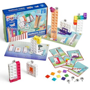 Numberblocks MathLink Cubes �i���o�[�u���b�N�X 11-20 �L���[�u 155���� �A�N�e�B�r�e�B�Z�b�g �Z���������� ���{��K�C�h�t�� 3�� 94477-J