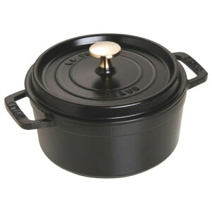 staub �X�g�E�u �u �s�R �R�R�b�g ���E���h �u���b�N 18cm �v ���� ���� �z�[���[ �� IH�Ή� �V���A���i���o�[�t�� La Cocotte Round 40509-485