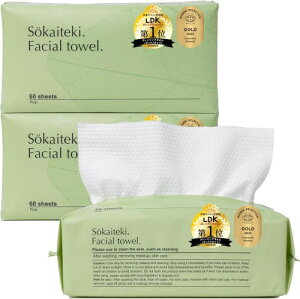 Sokaiteki �N�����W���O�^�I�� �t�F�C�V�����^�I�� 60������ �g���̂ă^�I�� �t�F�C�X�^�I�� �g���̂� ��� ���C�N���Ƃ� �^�I�� ���� (60������(3�p�b�N))